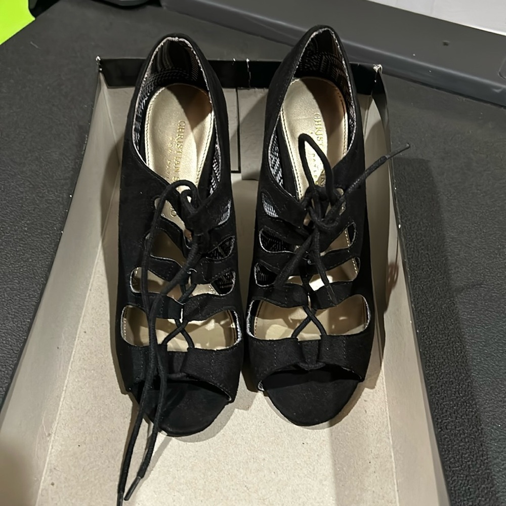 Christian Soriano stiletto velvet shoes/booties
